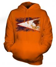 American Samoa Distressed Flag Unisex Adult Hoodie
