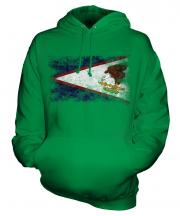 American Samoa Distressed Flag Unisex Adult Hoodie