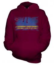 Aruba Distressed Flag Unisex Adult Hoodie