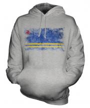 Aruba Distressed Flag Unisex Adult Hoodie