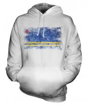 Aruba Distressed Flag Unisex Adult Hoodie