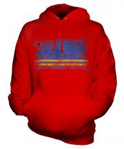 Aruba Distressed Flag Unisex Adult Hoodie