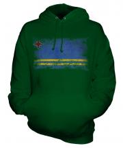 Aruba Distressed Flag Unisex Adult Hoodie