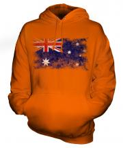 Australia Distressed Flag Unisex Adult Hoodie