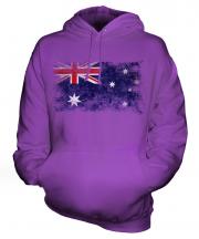 Australia Distressed Flag Unisex Adult Hoodie