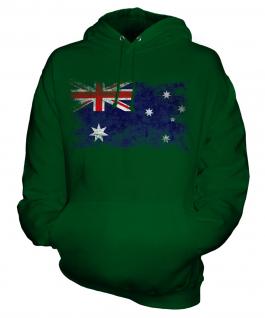 Australia Distressed Flag Unisex Adult Hoodie
