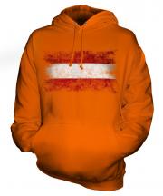 Austria Distressed Flag Unisex Adult Hoodie