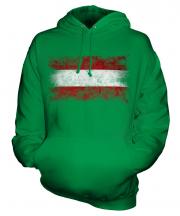 Austria Distressed Flag Unisex Adult Hoodie