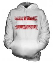 Austria Distressed Flag Unisex Adult Hoodie