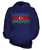 Azerbaijan Distressed Flag Unisex Adult Hoodie