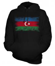Azerbaijan Distressed Flag Unisex Adult Hoodie