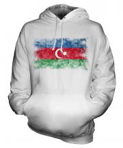 Azerbaijan Distressed Flag Unisex Adult Hoodie