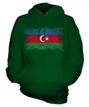 Azerbaijan Distressed Flag Unisex Adult Hoodie