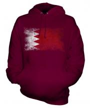 Bahrain Distressed Flag Unisex Adult Hoodie