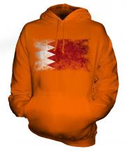Bahrain Distressed Flag Unisex Adult Hoodie