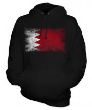Bahrain Distressed Flag Unisex Adult Hoodie