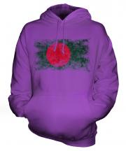 Bangladesh Distressed Flag Unisex Adult Hoodie