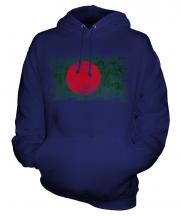 Bangladesh Distressed Flag Unisex Adult Hoodie