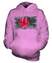 Bangladesh Distressed Flag Unisex Adult Hoodie