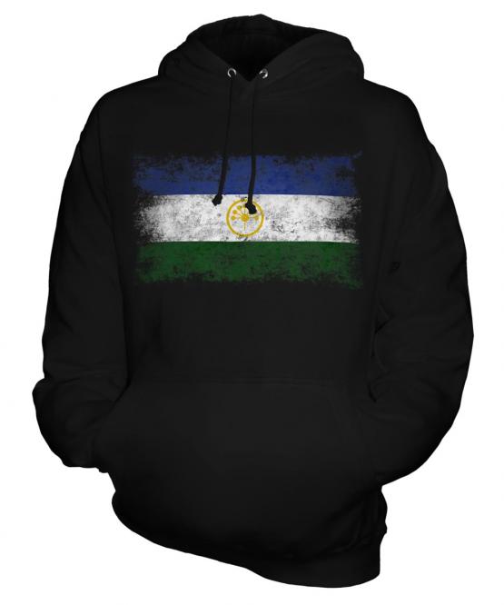 Bashkortostan Distressed Flag Unisex Adult Hoodie