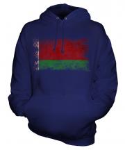 Belarus Distressed Flag Unisex Adult Hoodie