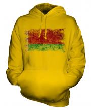 Belarus Distressed Flag Unisex Adult Hoodie