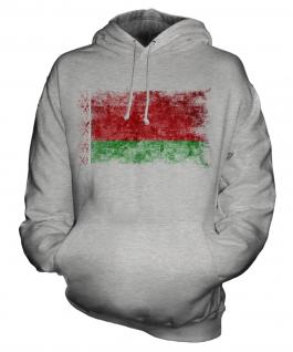 Belarus Distressed Flag Unisex Adult Hoodie