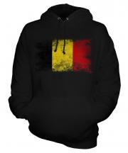Belgium Distressed Flag Unisex Adult Hoodie