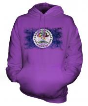Belize Distressed Flag Unisex Adult Hoodie