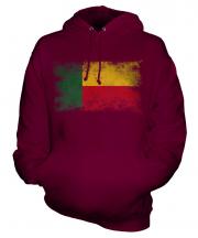 Benin Distressed Flag Unisex Adult Hoodie