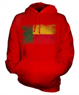 Benin Distressed Flag Unisex Adult Hoodie
