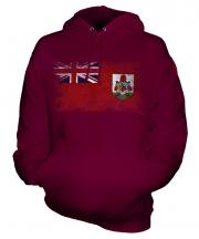 Bermuda Distressed Flag Unisex Adult Hoodie