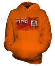 Bermuda Distressed Flag Unisex Adult Hoodie