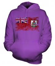 Bermuda Distressed Flag Unisex Adult Hoodie