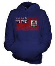 Bermuda Distressed Flag Unisex Adult Hoodie