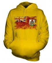 Bermuda Distressed Flag Unisex Adult Hoodie