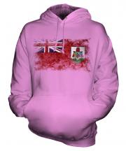 Bermuda Distressed Flag Unisex Adult Hoodie