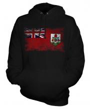 Bermuda Distressed Flag Unisex Adult Hoodie