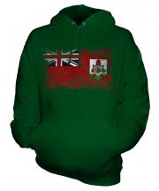 Bermuda Distressed Flag Unisex Adult Hoodie