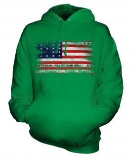 Bikini Atoll Distressed Flag Unisex Adult Hoodie