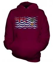 British Indian Ocean Territory Distressed Flag Unisex Adult Hoodie