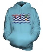 British Indian Ocean Territory Distressed Flag Unisex Adult Hoodie