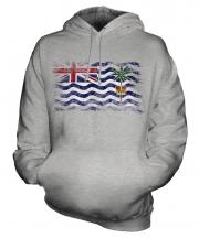 British Indian Ocean Territory Distressed Flag Unisex Adult Hoodie