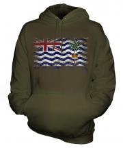 British Indian Ocean Territory Distressed Flag Unisex Adult Hoodie