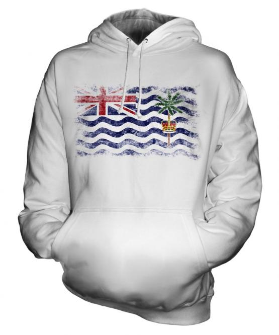 British Indian Ocean Territory Distressed Flag Unisex Adult Hoodie