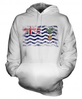 British Indian Ocean Territory Distressed Flag Unisex Adult Hoodie