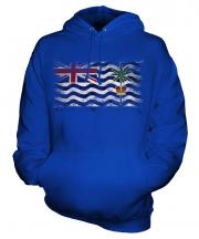 British Indian Ocean Territory Distressed Flag Unisex Adult Hoodie