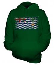 British Indian Ocean Territory Distressed Flag Unisex Adult Hoodie