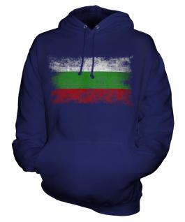 Bulgaria Distressed Flag Unisex Adult Hoodie