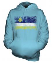 Buryatia Distressed Flag Unisex Adult Hoodie